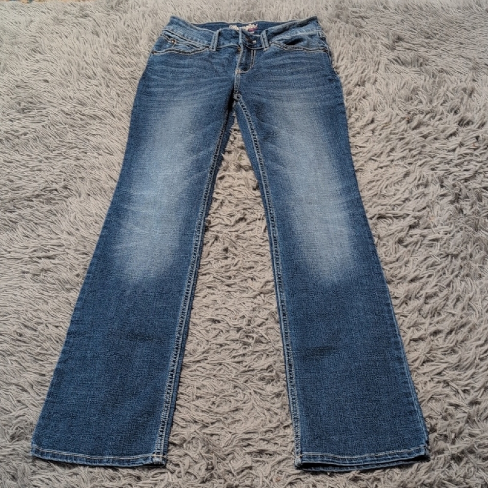 Wrangler Women's Boot Cut Jeans in Denim Blue